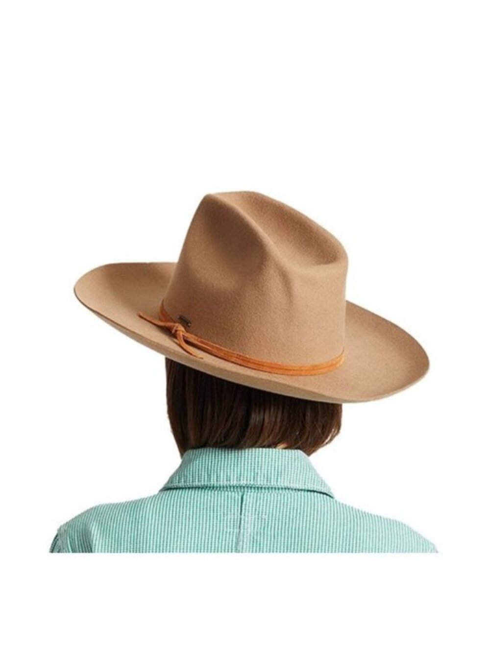 Brixton Reserve Cowboy Hat in Mojave Suede Felt size M Women's 4" Wide Brim NEW